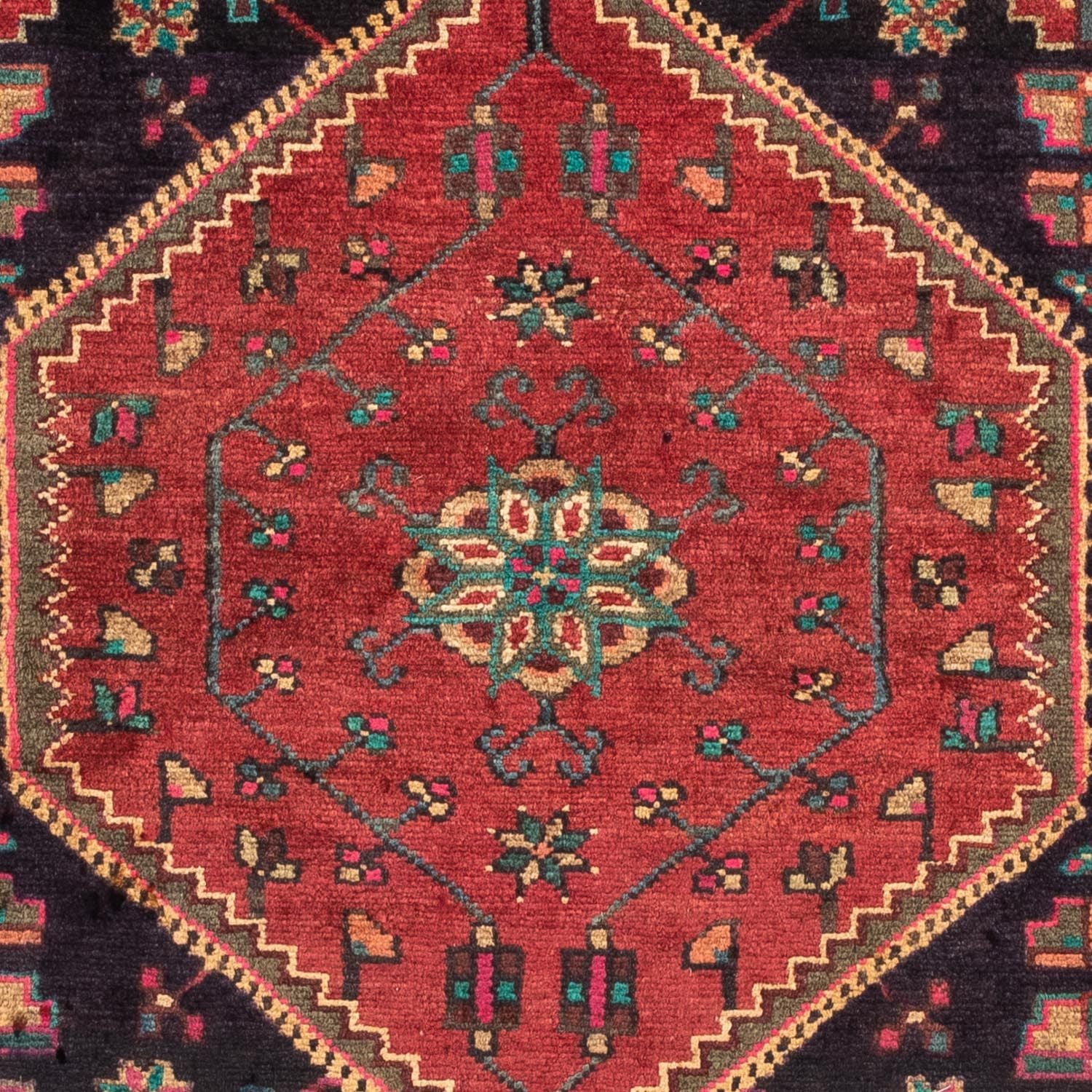 Persisk tæppe - Nomadisk - 136 x 90 cm - rød