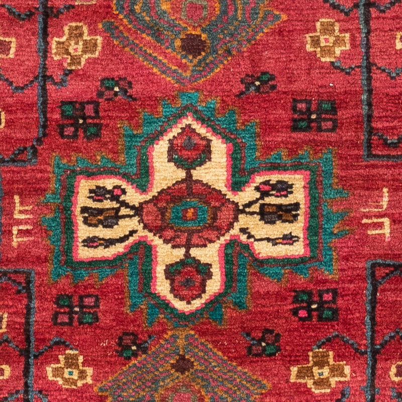 Persisk tæppe - Nomadisk - 130 x 100 cm - rød