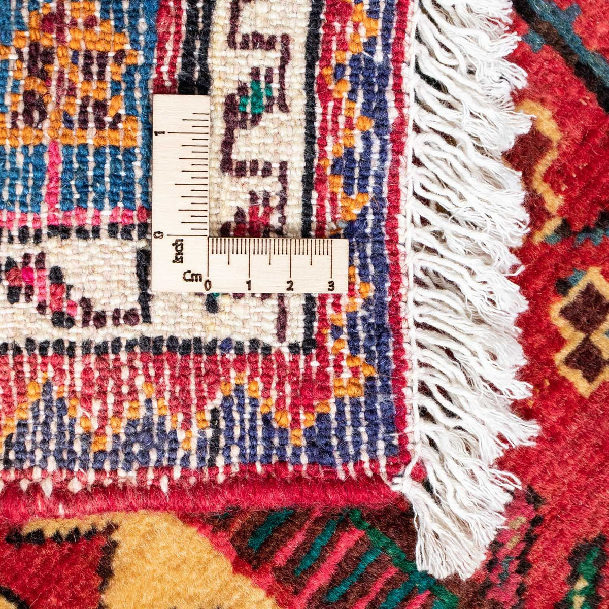 Persisk tæppe - Nomadisk - 130 x 100 cm - rød