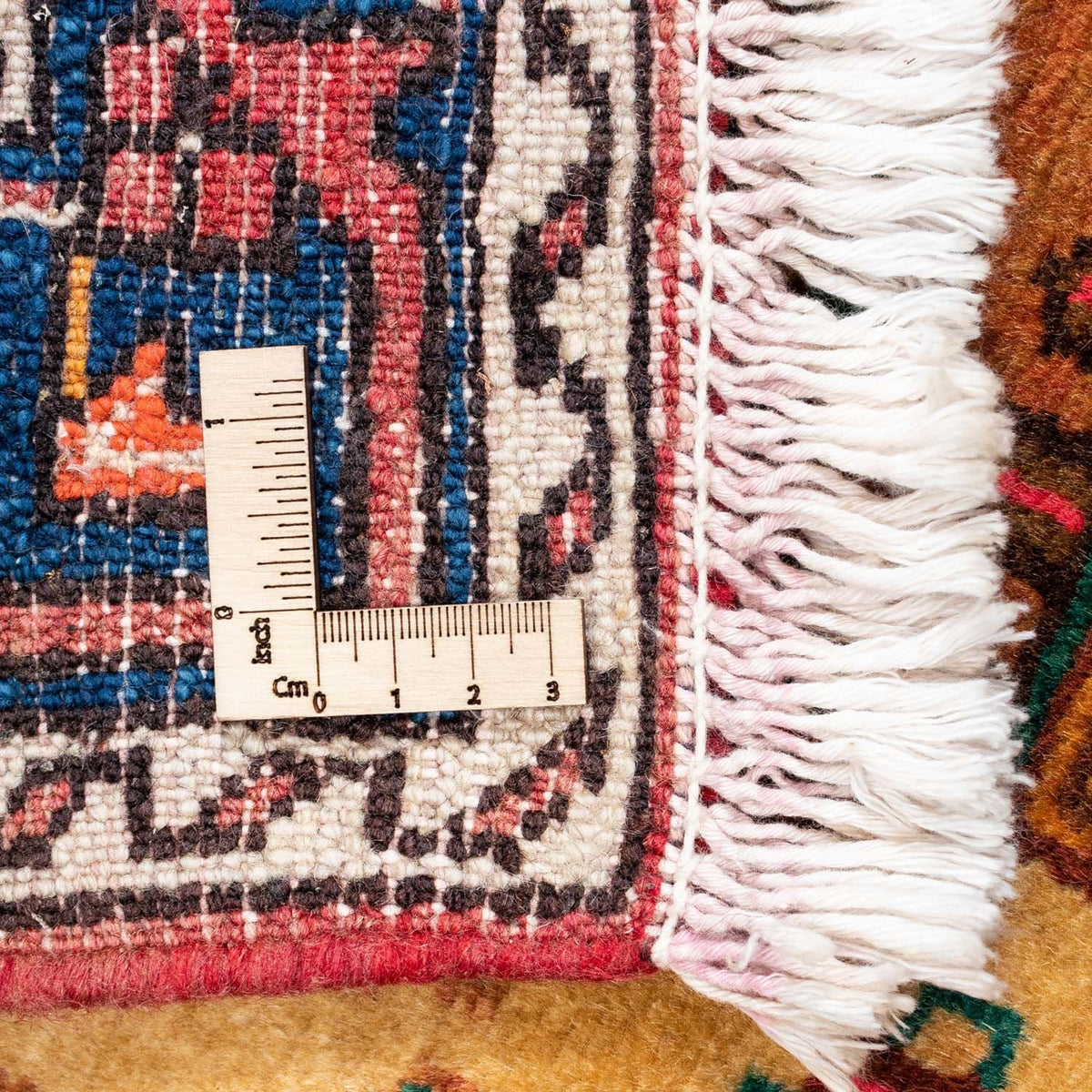 Persisk tæppe - Nomadisk - 125 x 86 cm - lys brun