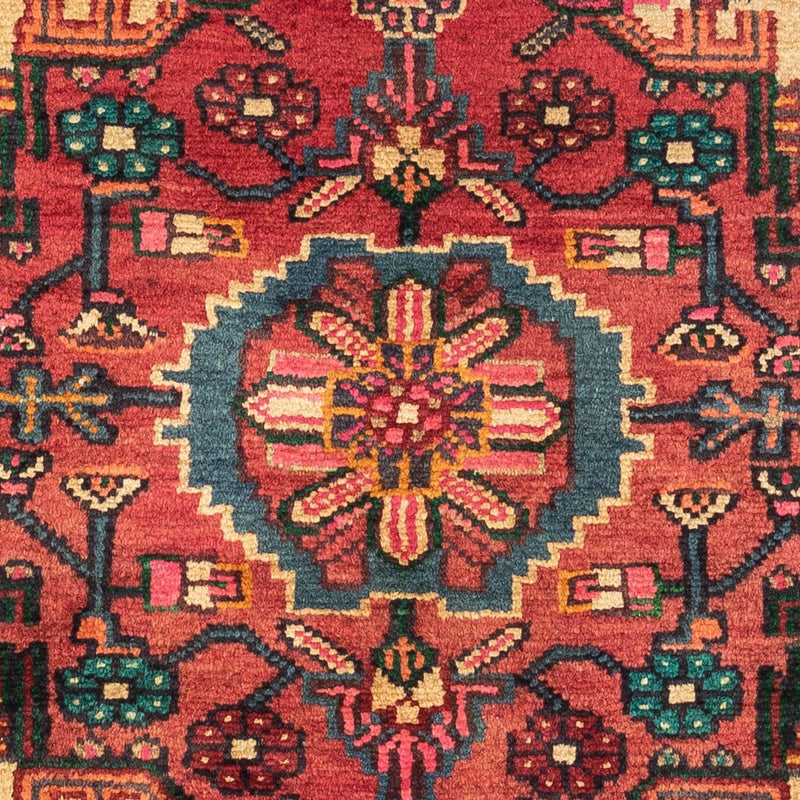 Persisk tæppe - Nomadisk - 125 x 85 cm - lysrød