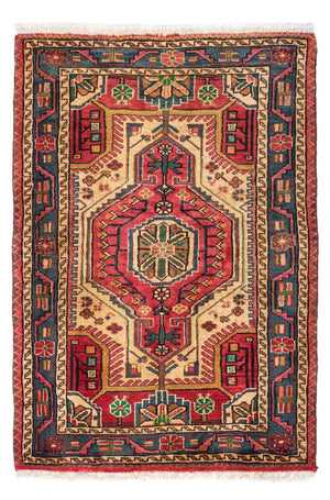 Persisk tæppe - Nomadisk - 124 x 83 cm - rød