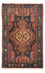 Persisk tæppe - Nomadisk - 126 x 80 cm - lysrød