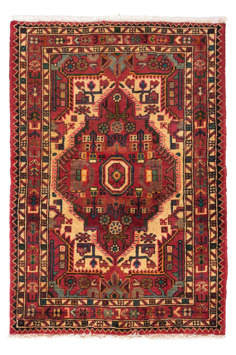 Persisk tæppe - Nomadisk - 121 x 85 cm - rød