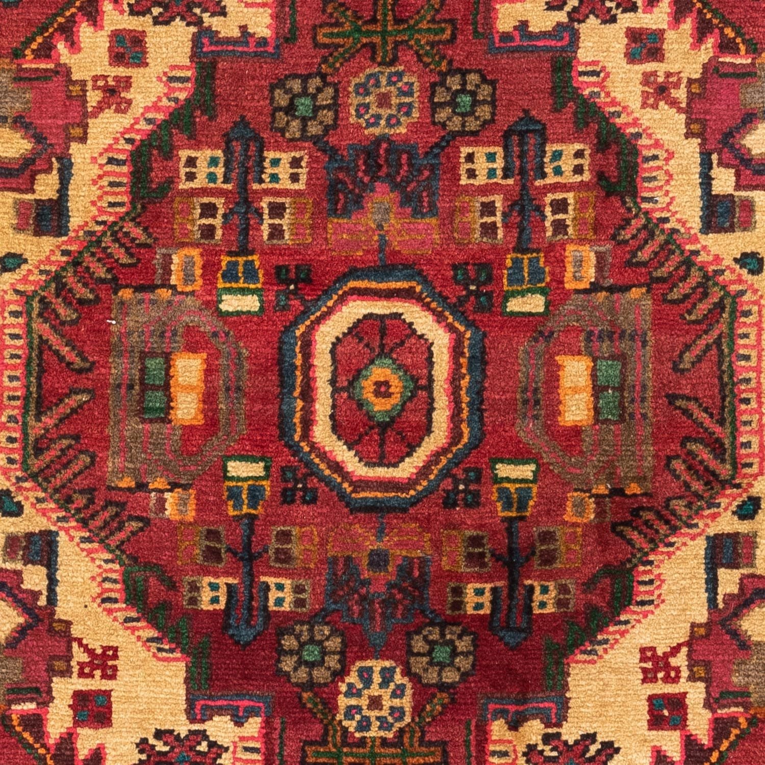 Persisk tæppe - Nomadisk - 121 x 85 cm - rød