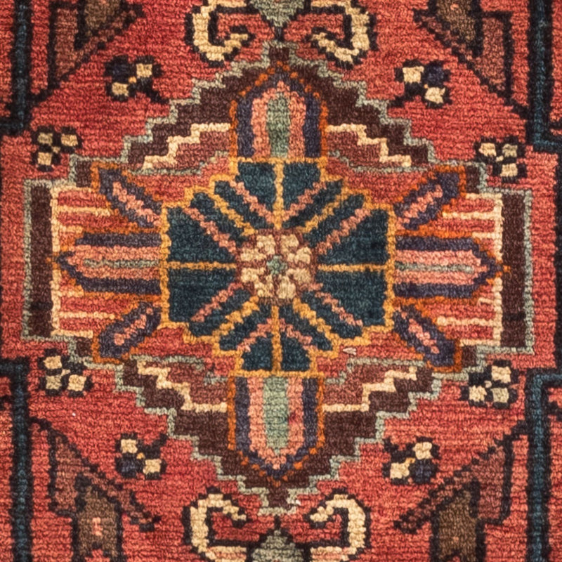 Persisk tæppe - Nomadisk - 129 x 78 cm - lysrød