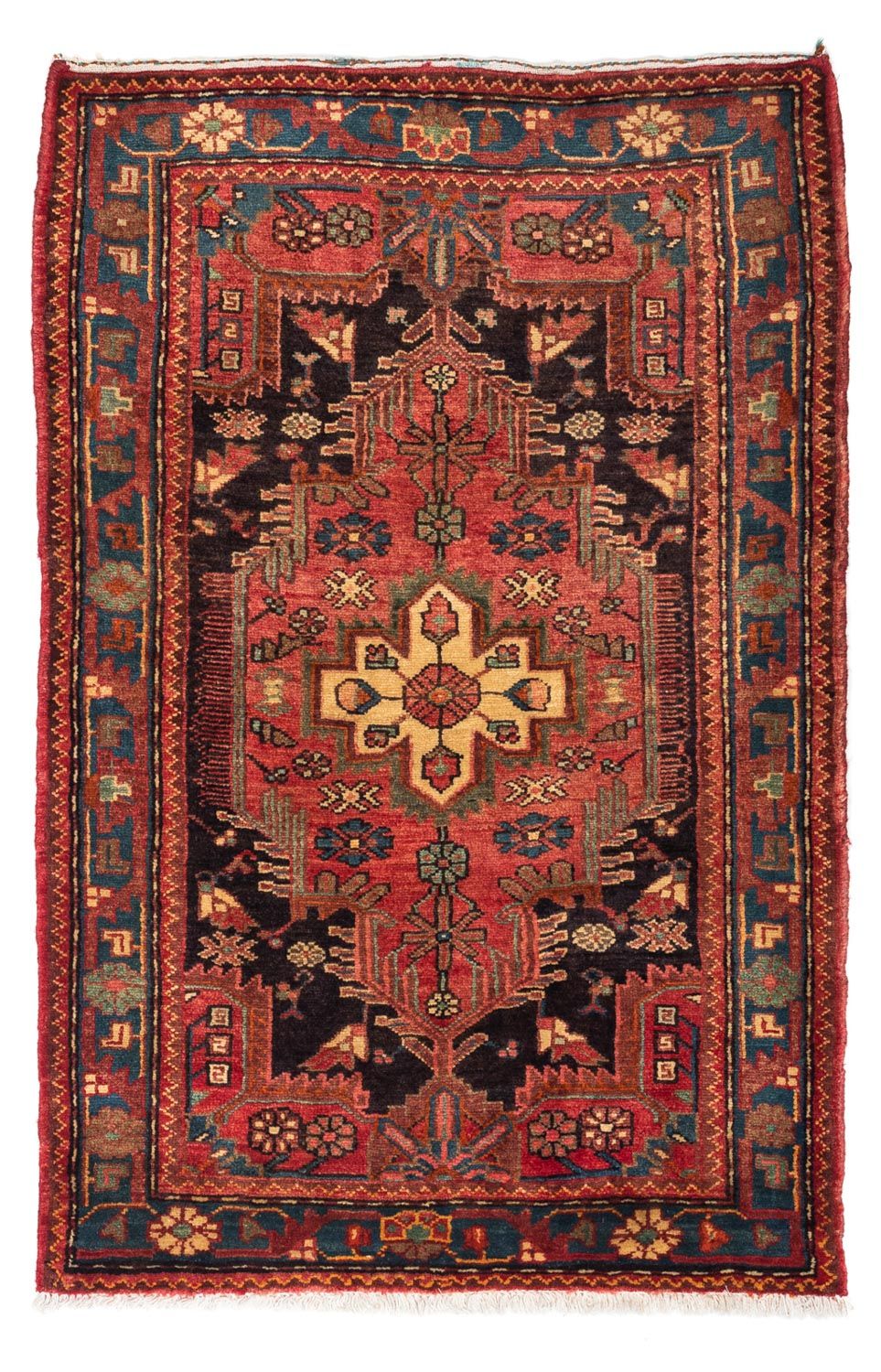 Persisk tæppe - Nomadisk - 130 x 84 cm - rød