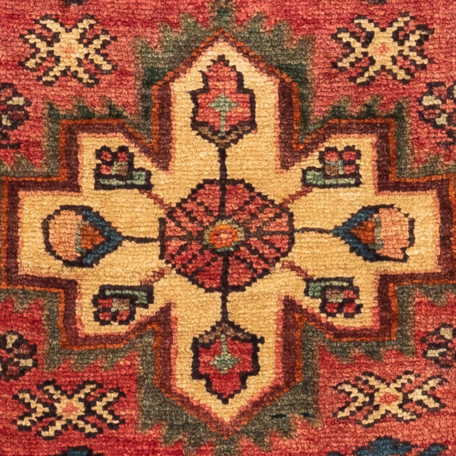 Persisk tæppe - Nomadisk - 130 x 84 cm - rød