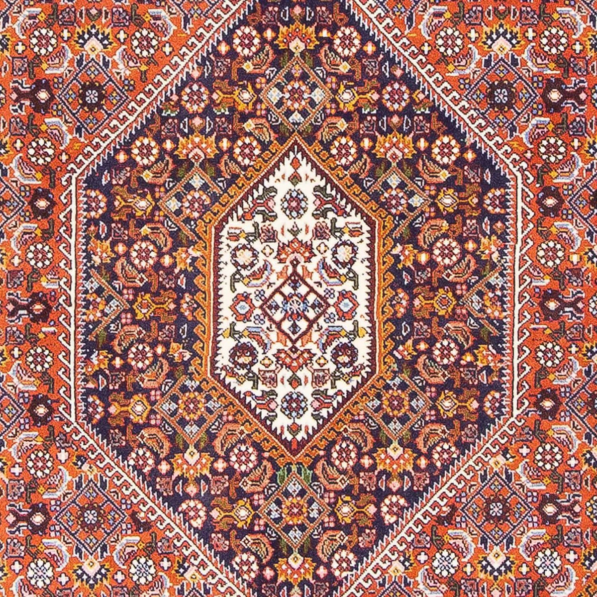 Persisk tæppe - Bijar - 160 x 101 cm - orange