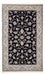 Persisk tæppe - Nain - Premium - 208 x 127 cm - mørkeblå