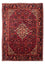 Persisk tæppe - Nomadisk - 218 x 156 cm - mørkerød