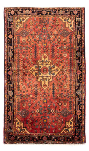 Persisk tæppe - Nomadisk - 242 x 147 cm - lysrød