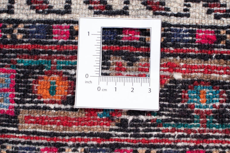 Persisk tæppe - Nomadisk - 230 x 136 cm - mørkerød