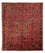 Persisk tæppe - Nomadisk - 210 x 165 cm - mørkerød