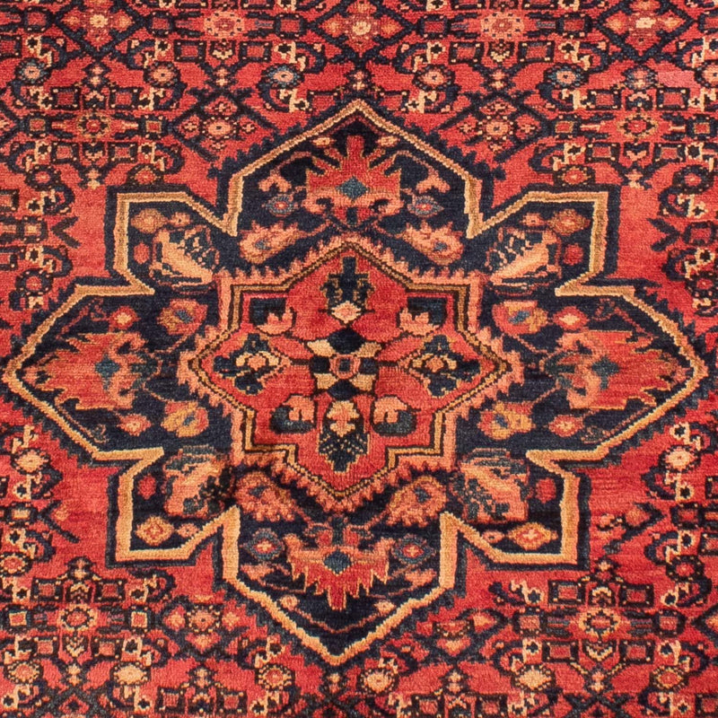 Persisk tæppe - Nomadisk - 210 x 165 cm - mørkerød