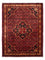 Persisk tæppe - Nomadisk - 211 x 165 cm - mørkerød