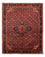 Persisk tæppe - Nomadisk - 203 x 157 cm - mørkerød