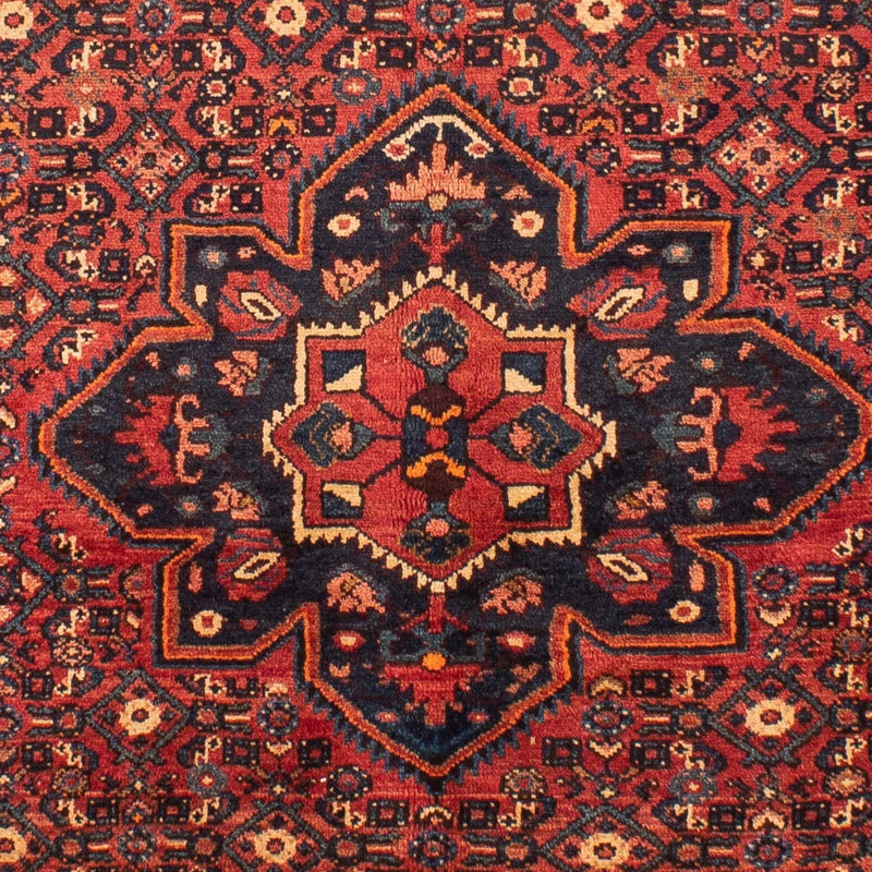 Persisk tæppe - Nomadisk - 203 x 157 cm - mørkerød