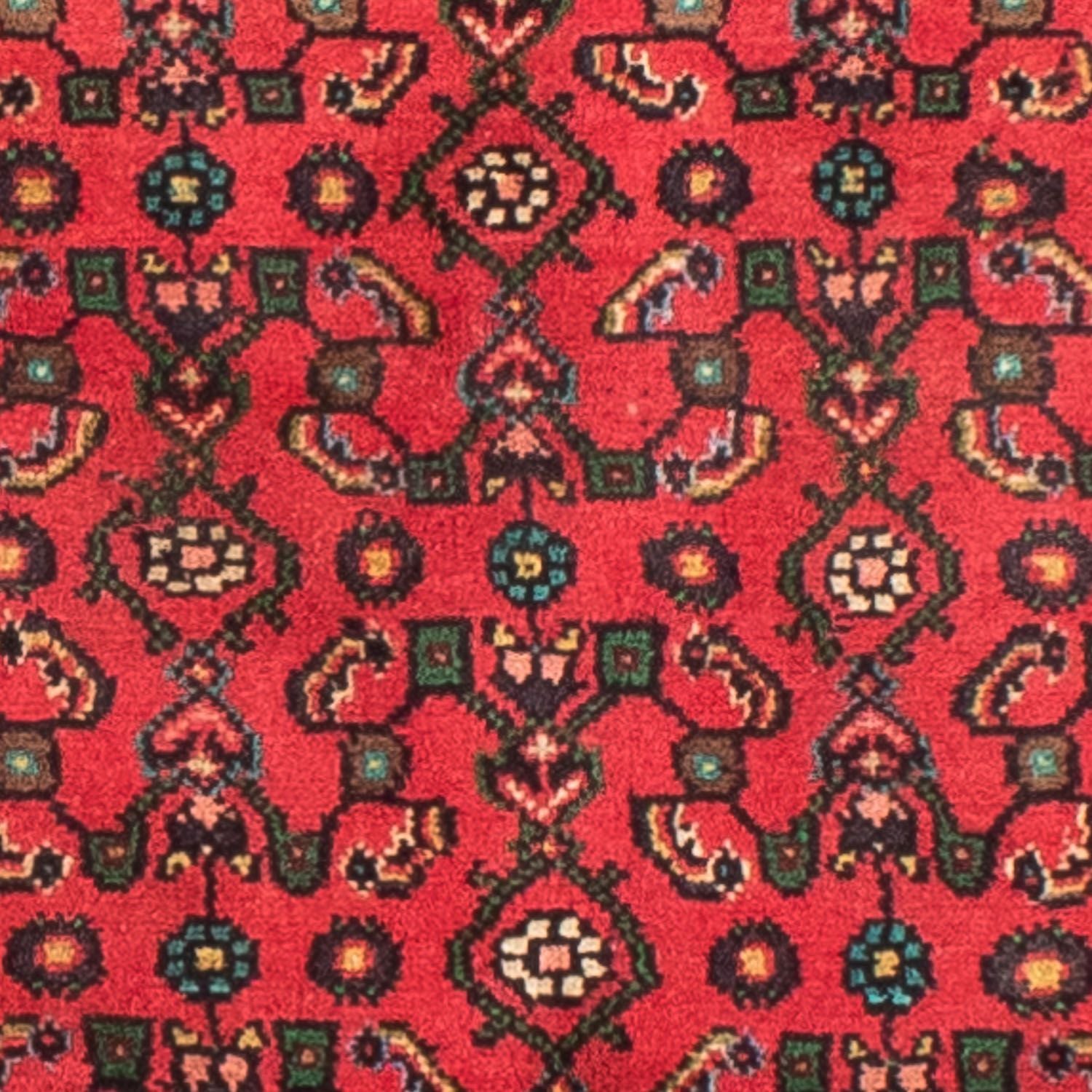 Persisk tæppe - Nomadisk - 199 x 150 cm - mørkerød