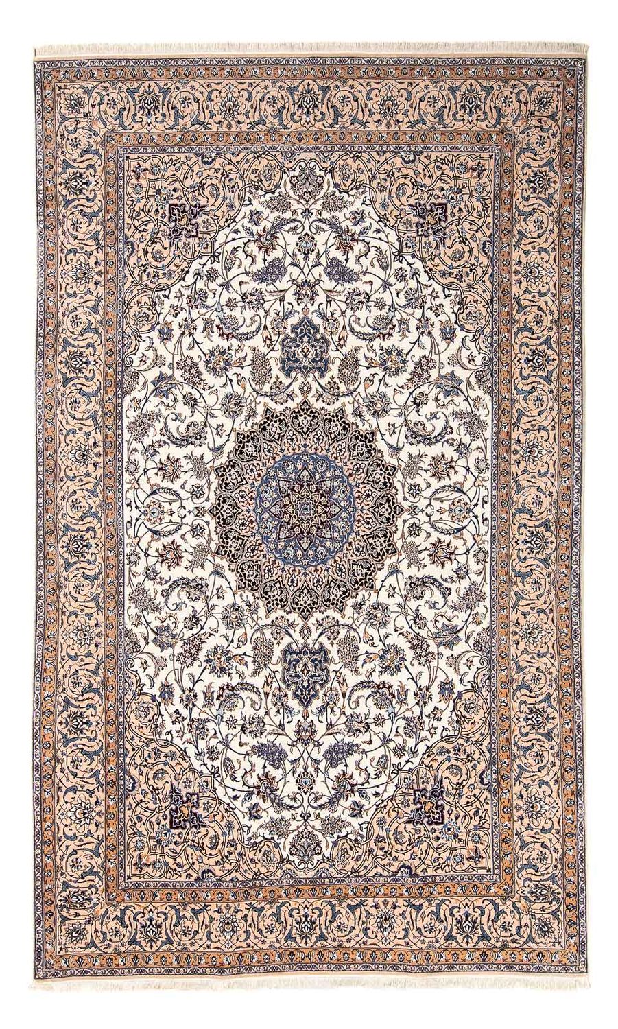Persisk tæppe - Nain - Premium - 346 x 212 cm - beige