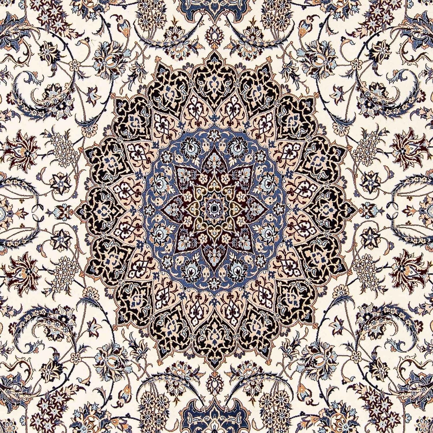 Persisk tæppe - Nain - Premium - 346 x 212 cm - beige