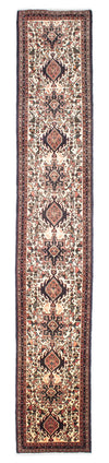 Qaraja Tæppe 70x389cm - Persisk tæppe - Løber / Beige / 70 x 389 cm Løber