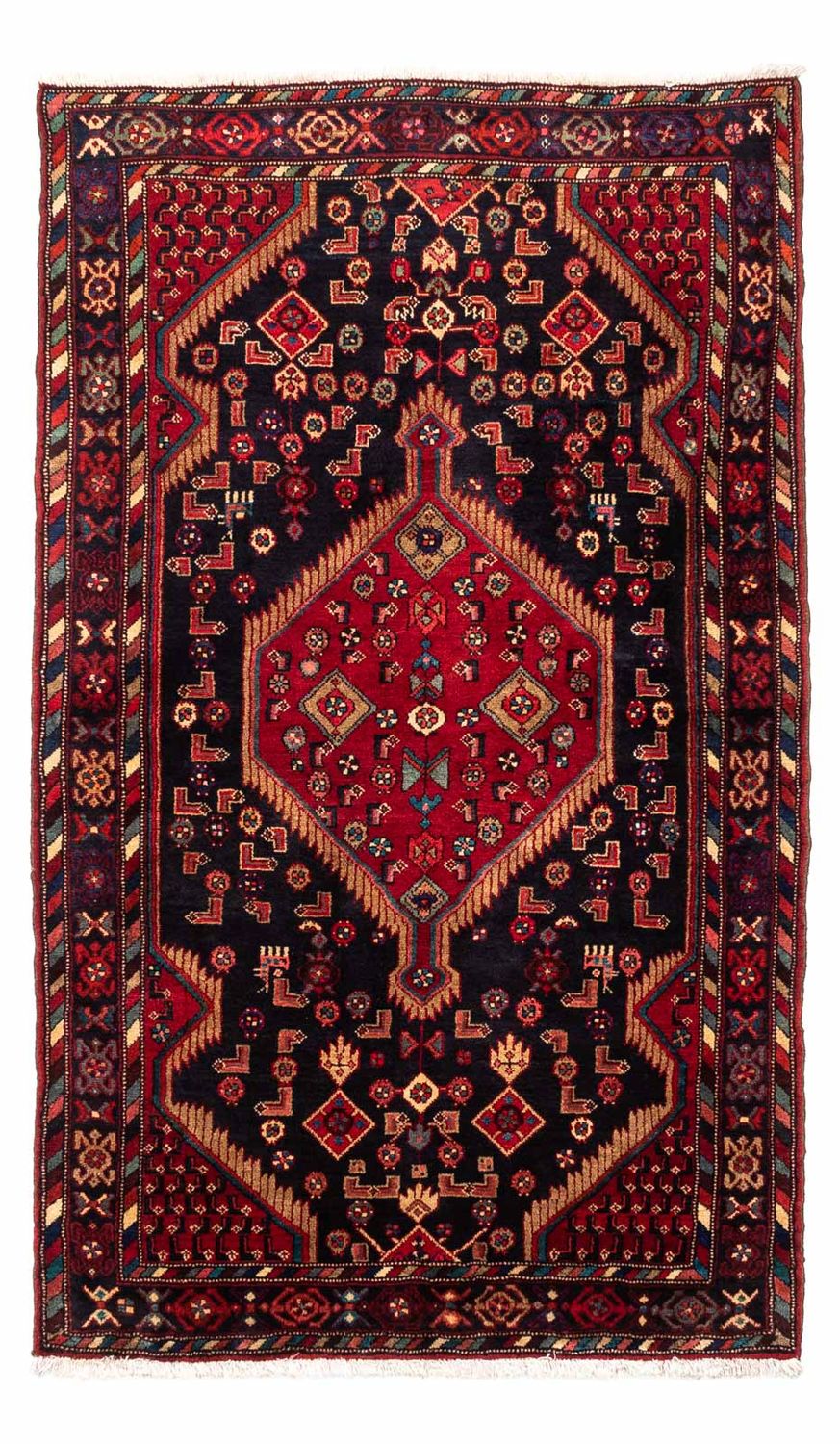 Persisk tæppe - Nomadisk - 225 x 160 cm - mørkeblå