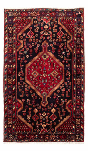 Persisk tæppe - Nomadisk - 225 x 160 cm - mørkeblå