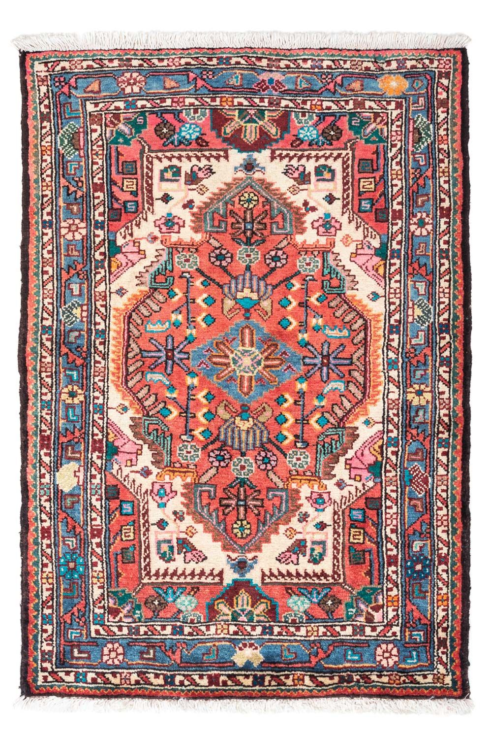 Persisk tæppe - Nomadisk - 130 x 85 cm - rød