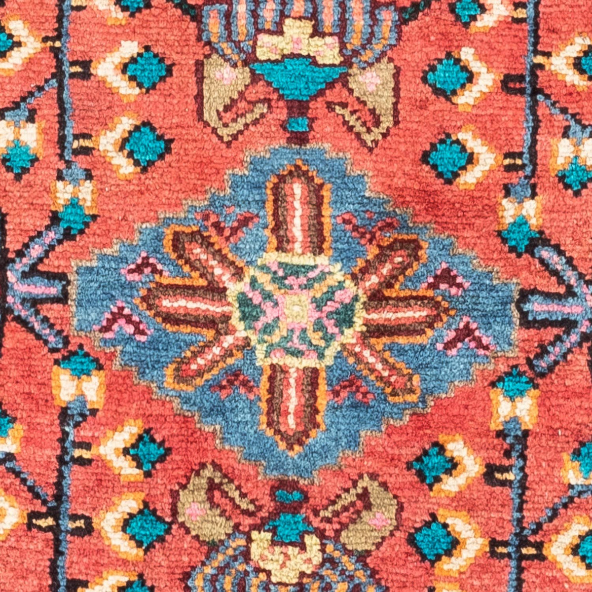 Persisk tæppe - Nomadisk - 130 x 85 cm - rød