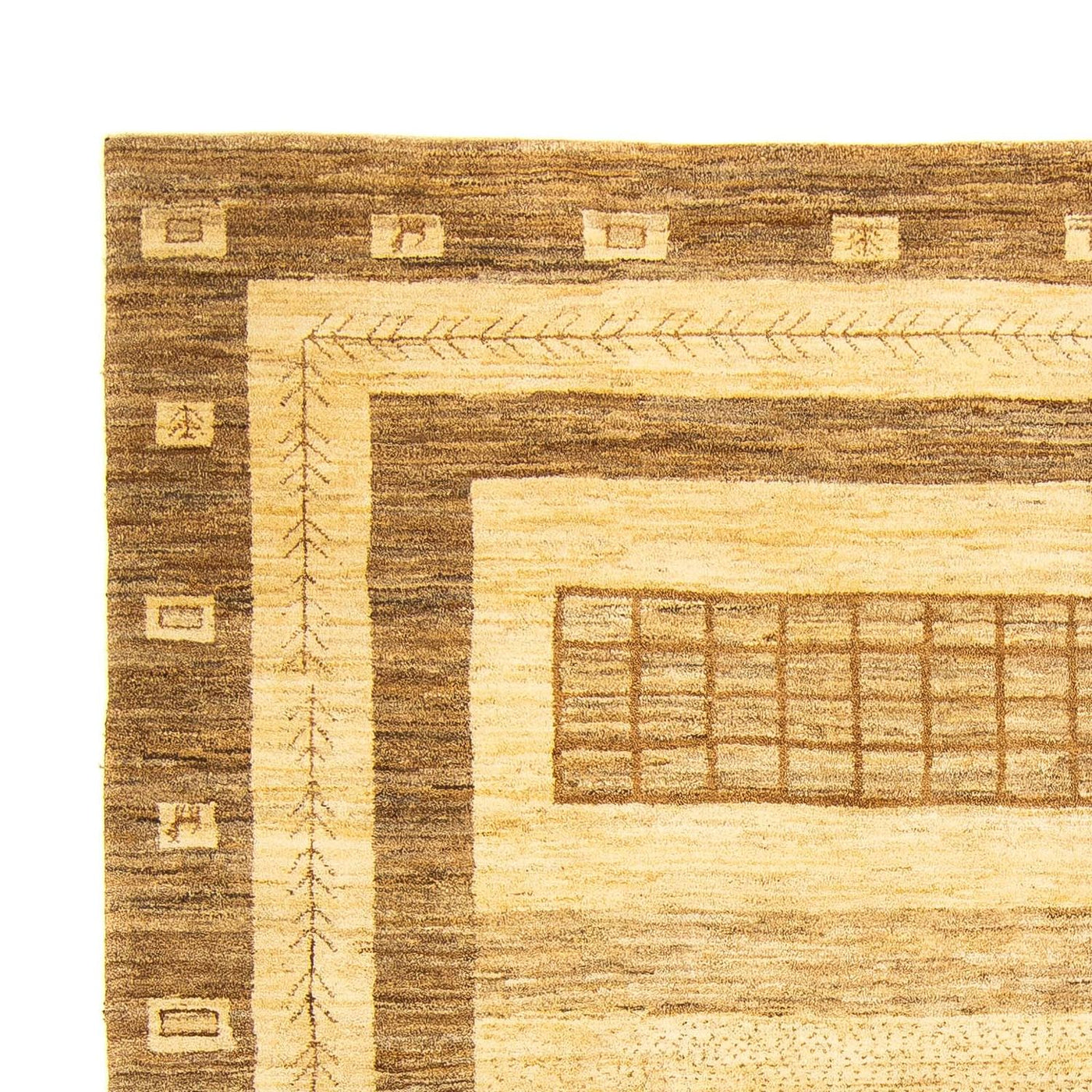 Persisk Gabbeh Tæppe 336x249cm - Perserteppich Wollteppich