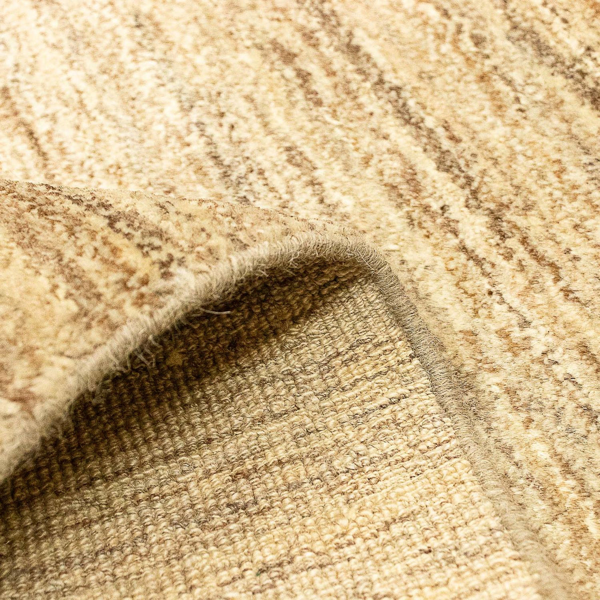 Gabbeh-tæppe - Indus - 96 x 63 cm - lys brun