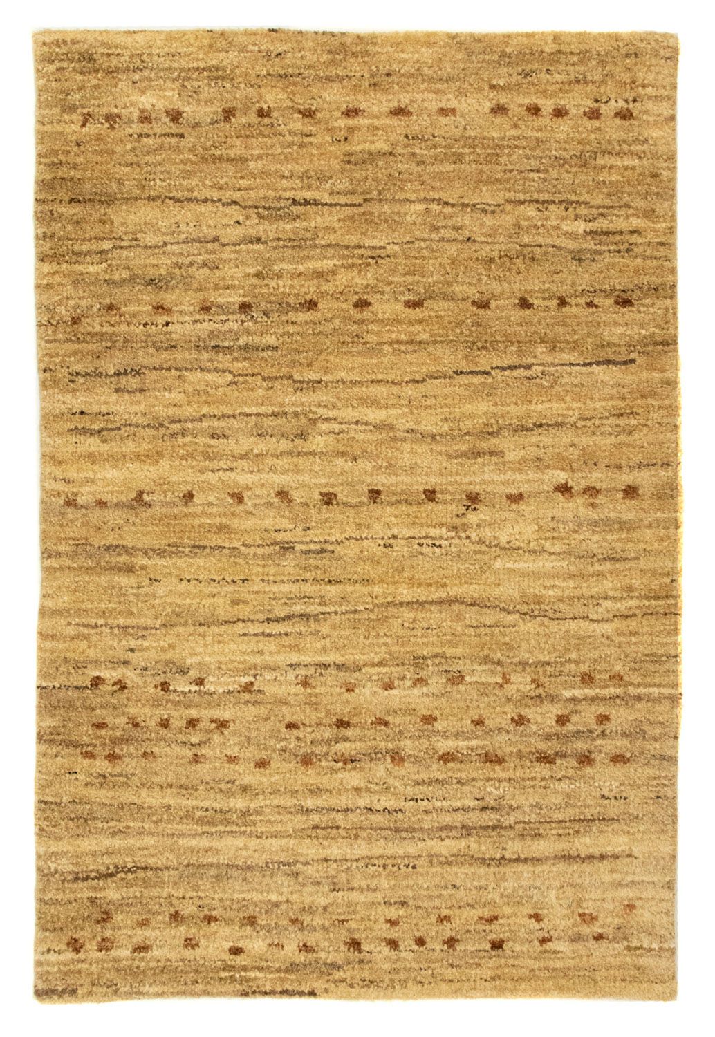 Gabbeh-tæppe - Indus - 93 x 61 cm - beige