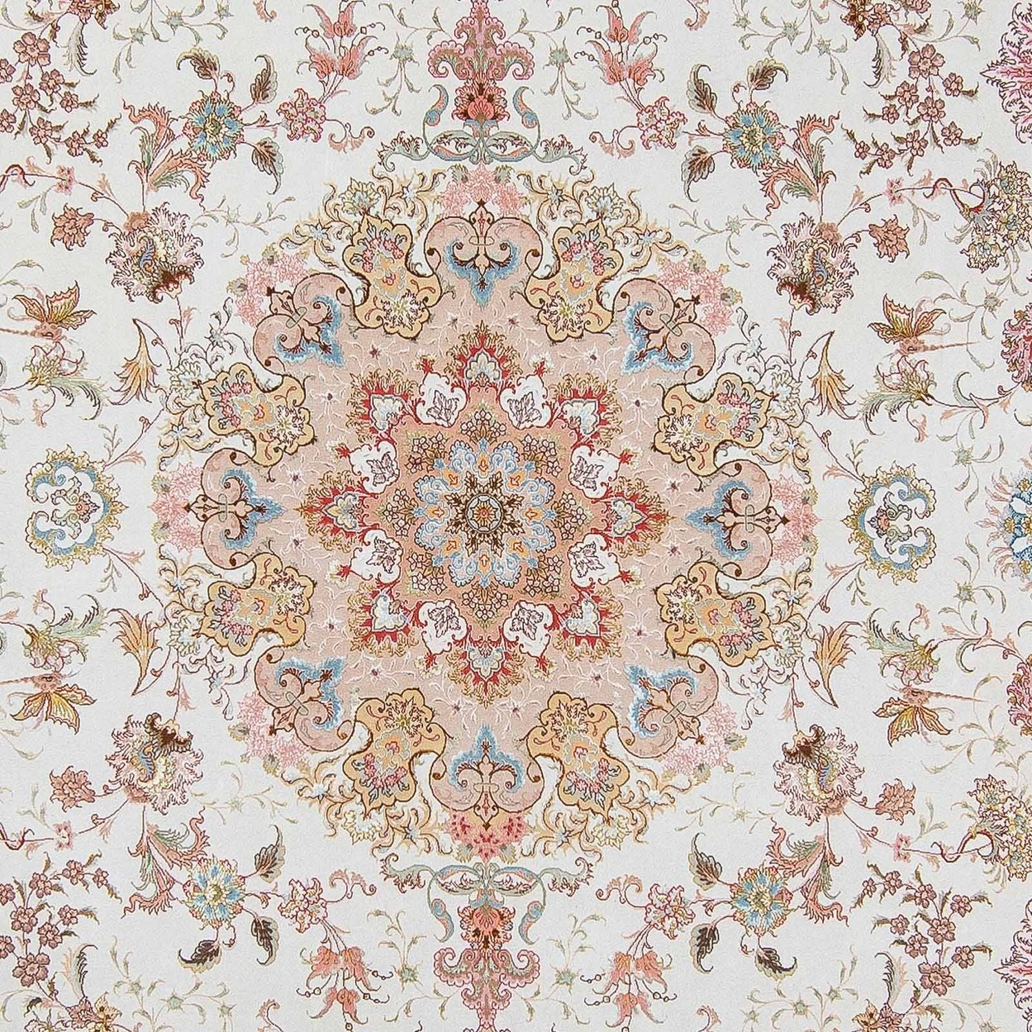 Persisk tæppe - Tabriz - Premium - 340 x 246 cm - beige