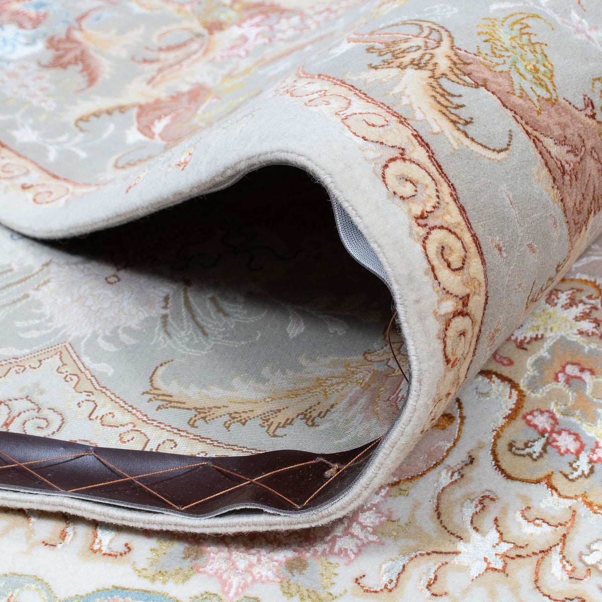 Persisk tæppe - Tabriz - Premium - 340 x 246 cm - beige