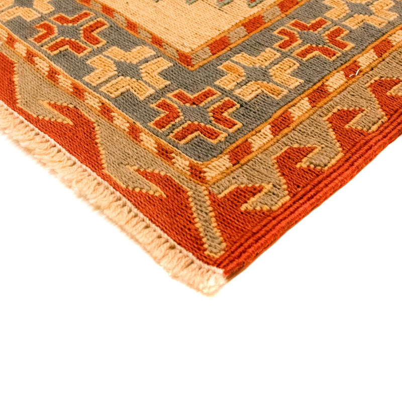 Kelim-tæppe - orientalsk - 255 x 208 cm - orange