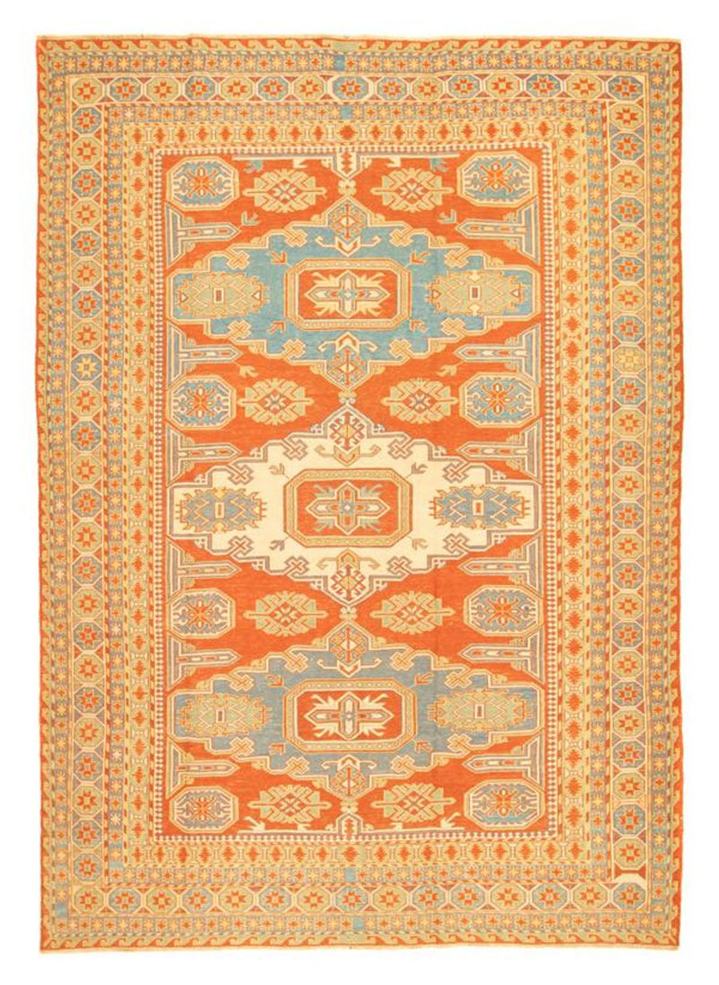Kelim-tæppe - orientalsk - 264 x 188 cm - orange