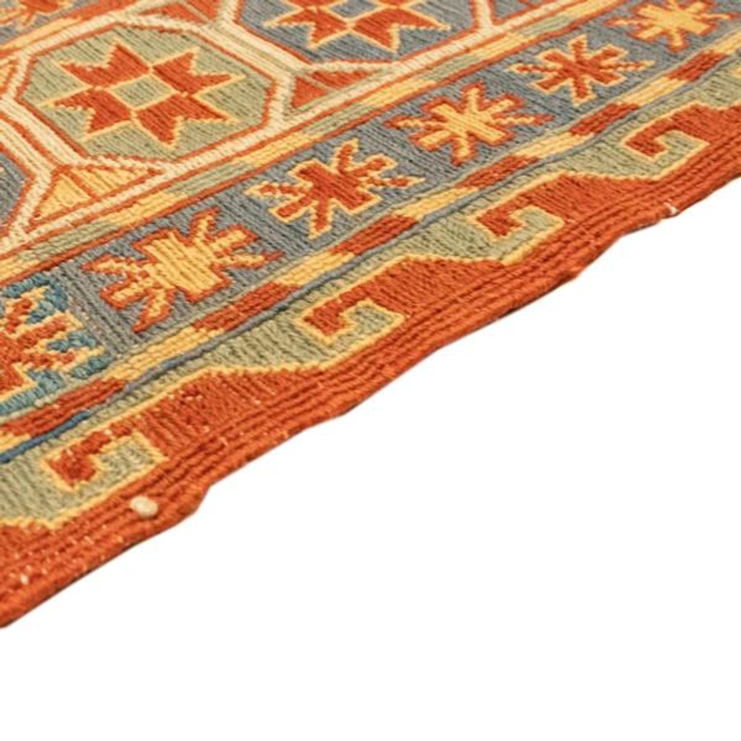 Kelim-tæppe - orientalsk - 264 x 188 cm - orange