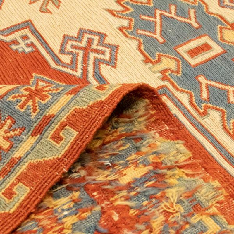 Kelim-tæppe - orientalsk - 264 x 188 cm - orange