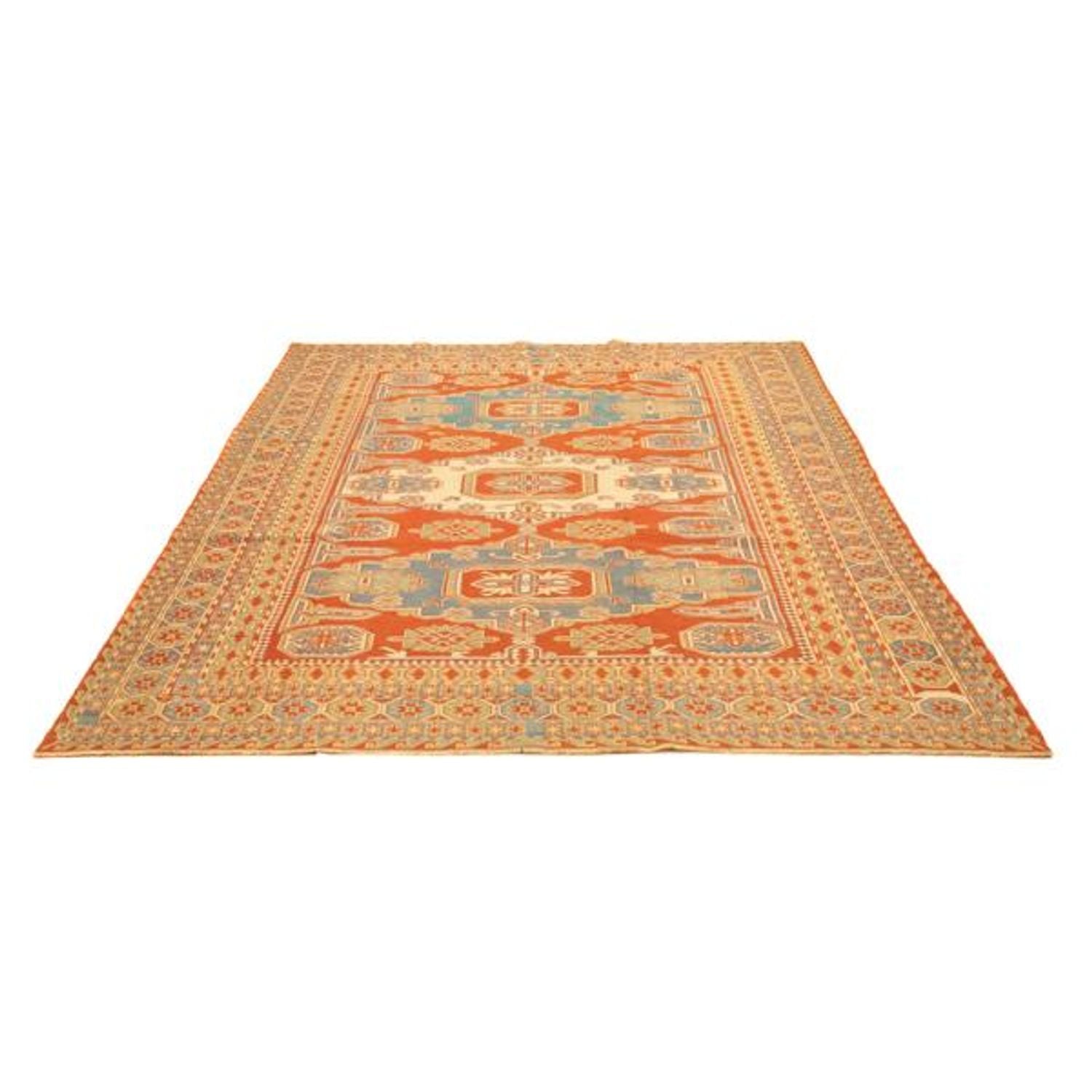 Kelim-tæppe - orientalsk - 264 x 188 cm - orange