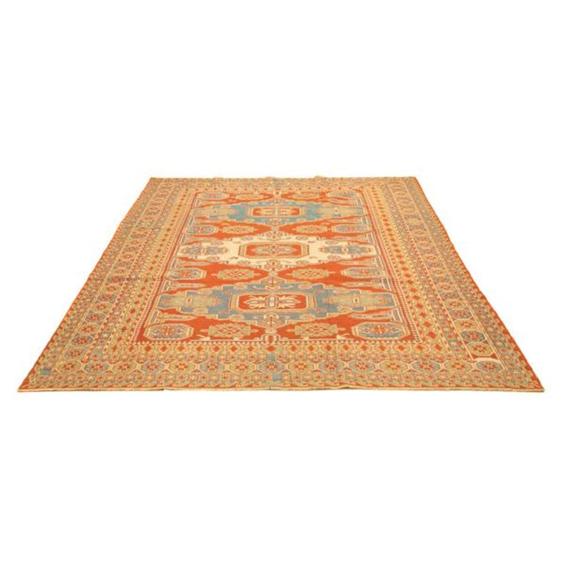 Kelim-tæppe - orientalsk - 264 x 188 cm - orange