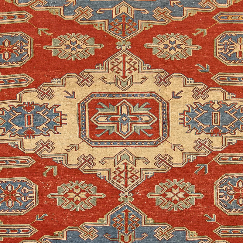 Kelim-tæppe - orientalsk - 265 x 200 cm - mørkerød