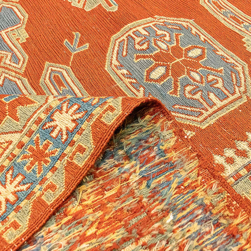 Kelim-tæppe - orientalsk - 265 x 200 cm - mørkerød