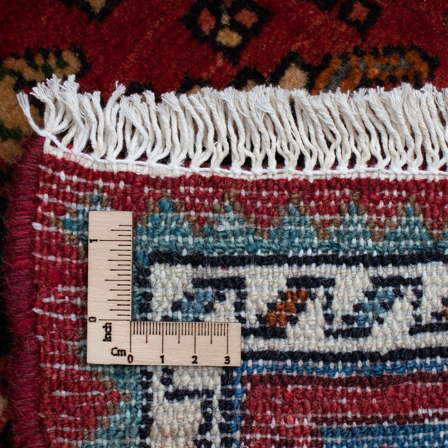 Persisk tæppe - Nomadisk - 155 x 108 cm - mørkerød