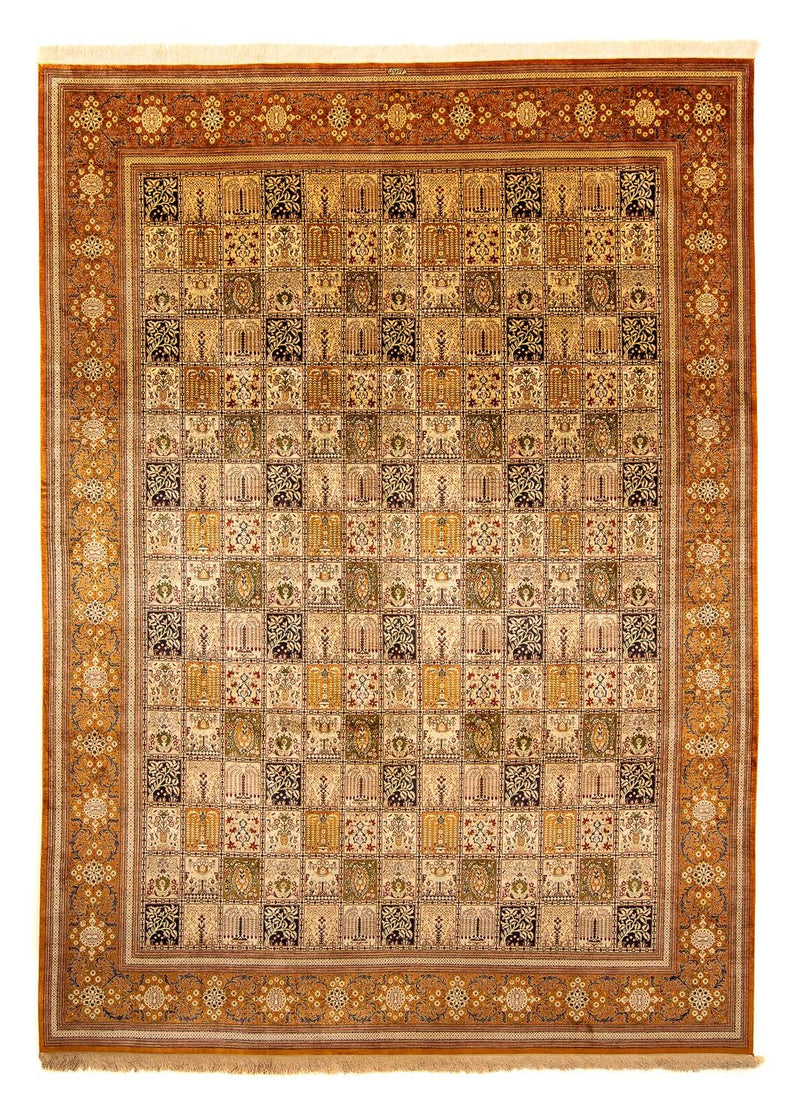 Persisk tæppe - Ghom - 346 x 250 cm - flerfarvet