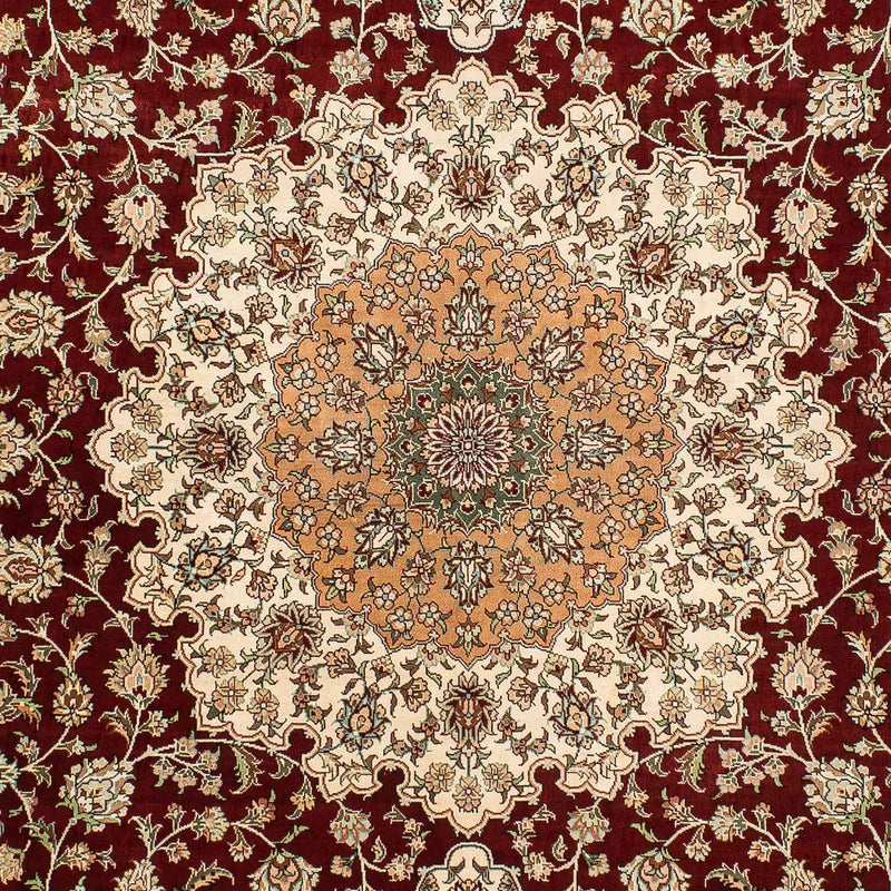 Silketæppe - Ghom Silk - Premium - 216 x 132 cm - mørkeblå