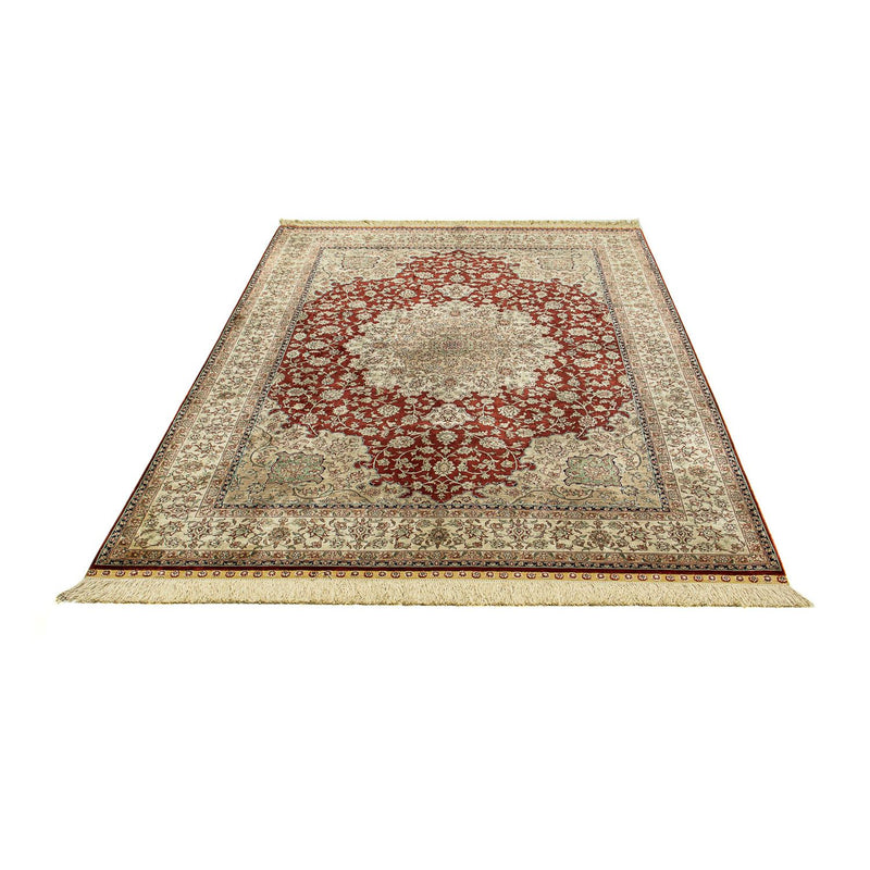 Silketæppe - Ghom Silk - Premium - 216 x 132 cm - mørkeblå