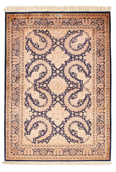 Qom Tæppe 102x149cm - Persisk tæppe