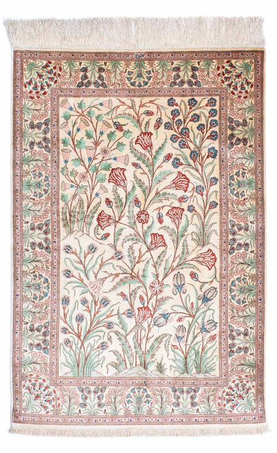 Qom Tæppe 102x156cm - Persisk tæppe