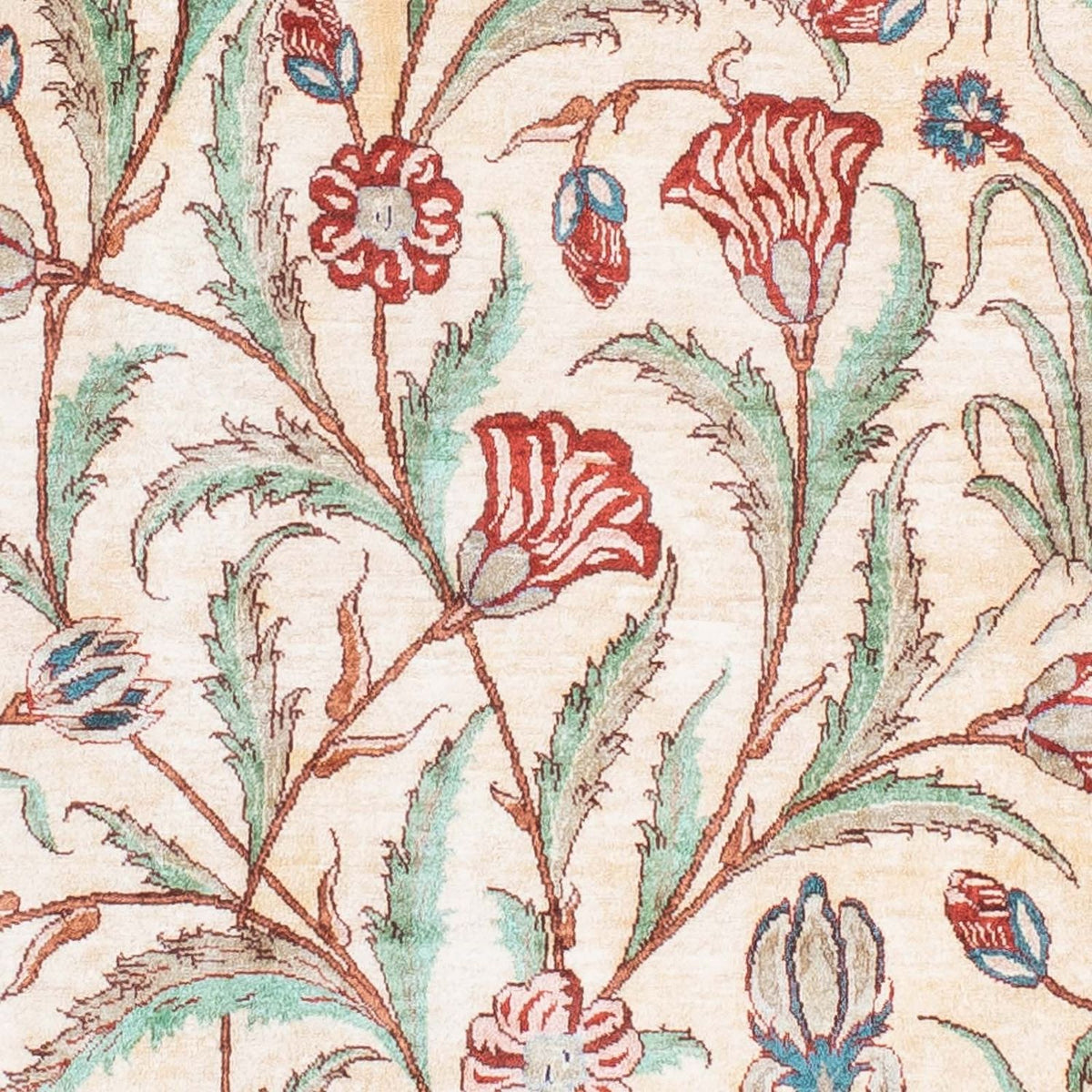 Persisk tæppe - Ghom - 156 x 102 cm - beige